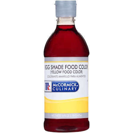 Mccormick McCormick Culinary Yellow (Egg Shade) Food Color 1 Pint Bottle, PK6 930653